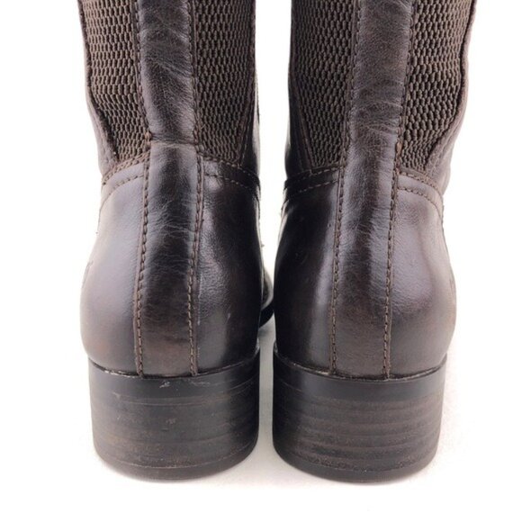 Born Carran Brown Leather Tall Riding Boots 9M - Picture 14 of 14